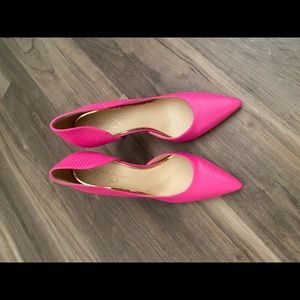 New! Bright pink Jessica Simpson stilettos!